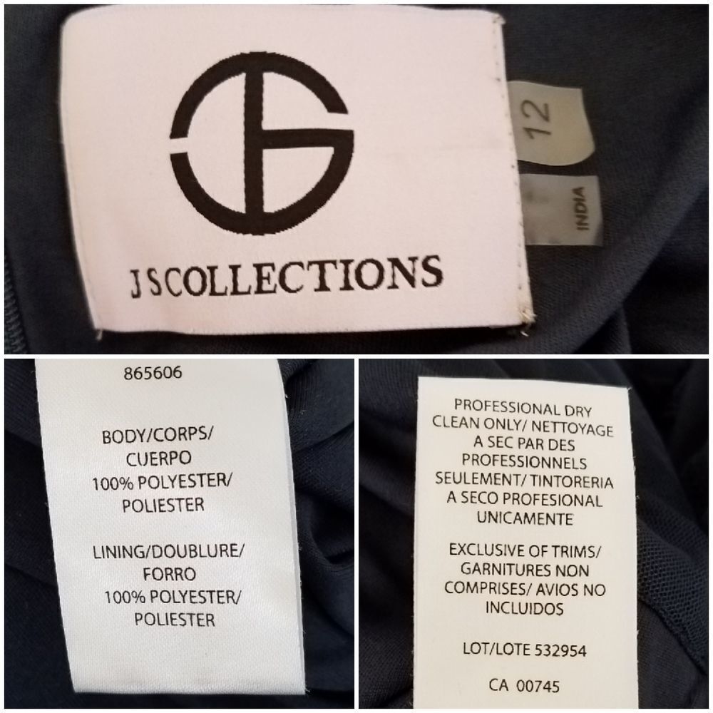 Js Collections Sheer Sleeve Soutache Sheath Dress - image 8